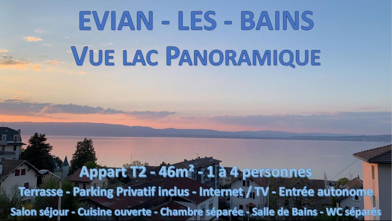Vue Lac Panoramique Appartamento Évian-les-Bains Esterno foto